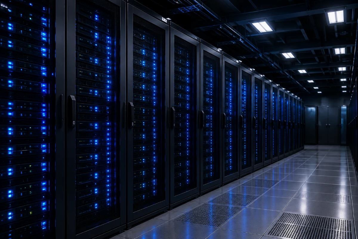 Data center com servidores Dell